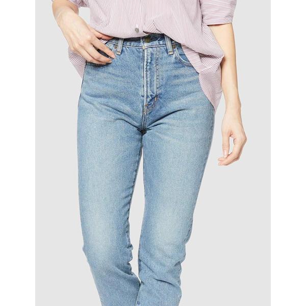 アングリッド デニムパンツ Caハイウエストダメージスリムデニム レディース ブルー 日本 24インチ 日本