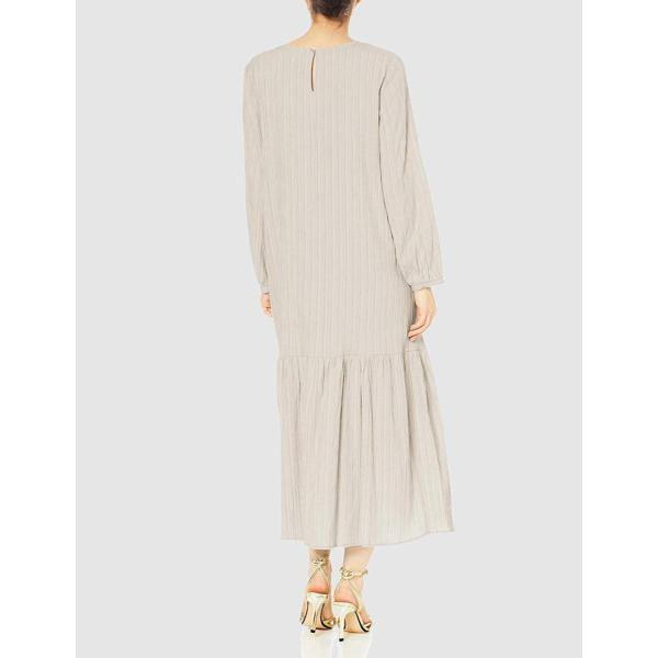 ナチュラルビューティーベーシック ワンピース 楊柳ワンピース レディース 017 グレージュ 日本 M 日本サイズm相当