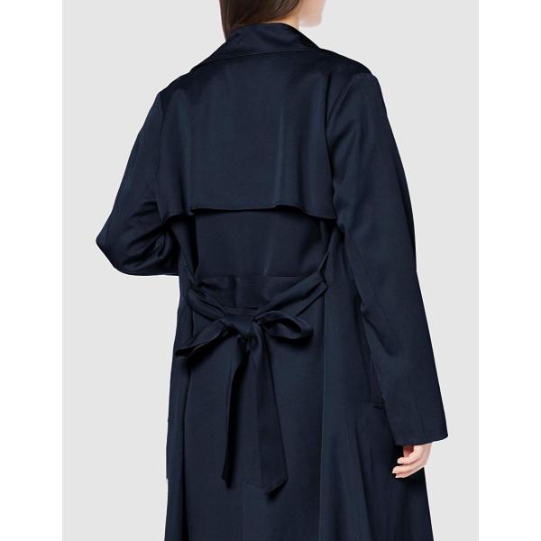 エヌナチュラルビューティーベーシック トレンチコート リボンベルトトレンチコート レディース 166 ネイビー 日本