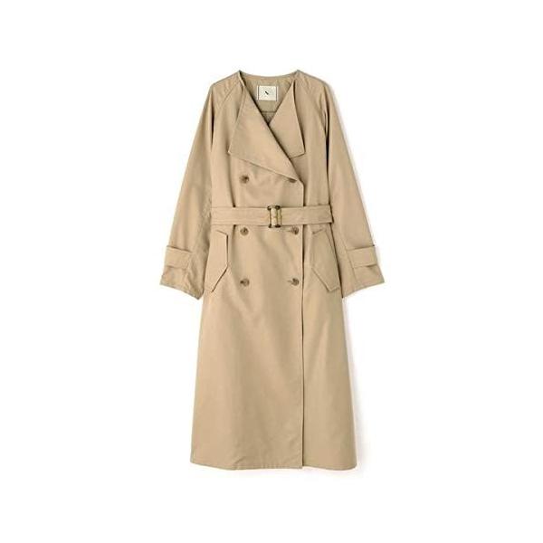 エヌナチュラルビューティーベーシック トレンチコート ノーカラービッグトレンチコート レディース 166 ベージュ