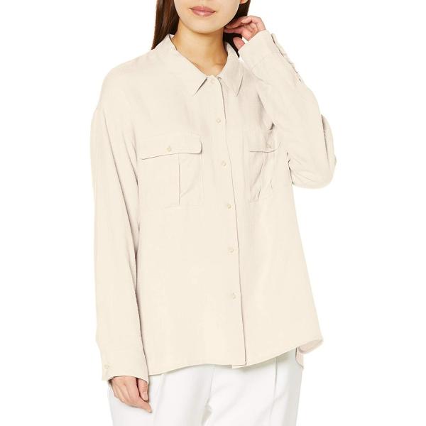 大特価 リリーブラウン 麻調シンプルシャツ Lwfb1108 レディース Beg 日本 サイズ F Free