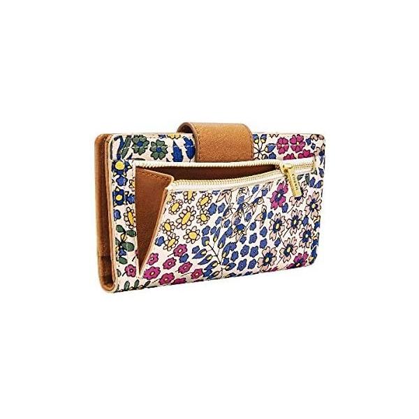 Rfid Logan Tab 財布 長財布 ライトフローラル リバティオンラインストア Clutch Tab Sl77 フォッシル Logan