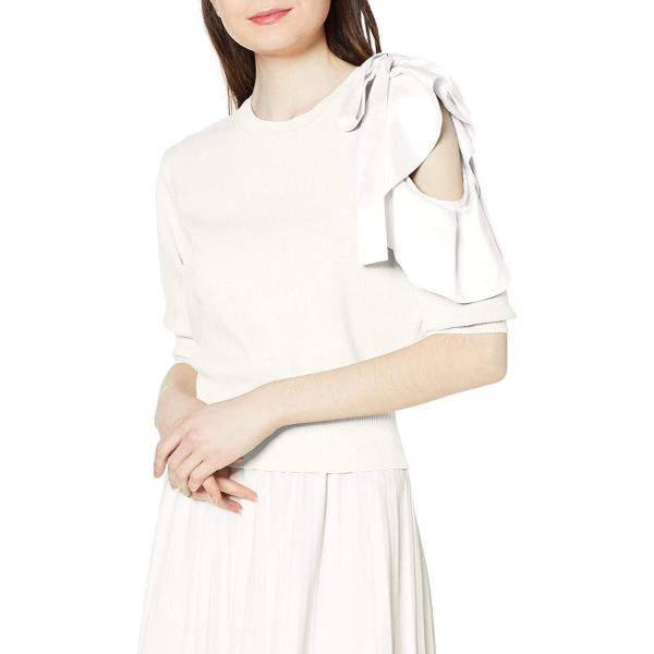 ミーア セーター 肩サテンワンショルニット レディース オフホワイト 日本 F Free サイズ Pindo Com Py