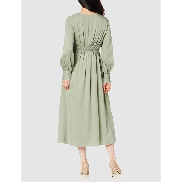 エヌナチュラルビューティーベーシック ワンピース フロントシャーリングワンピース レディース 166 ライトグリーン 日本 Pindo