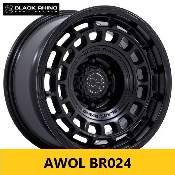 USオフ系 取付ナット付 マットブラック BLACK RHINO AWOL ブラック