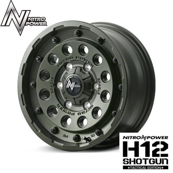ハイエース ダンロップ 冬 ホワイトレター NITORO POWER H12 TACTICAL