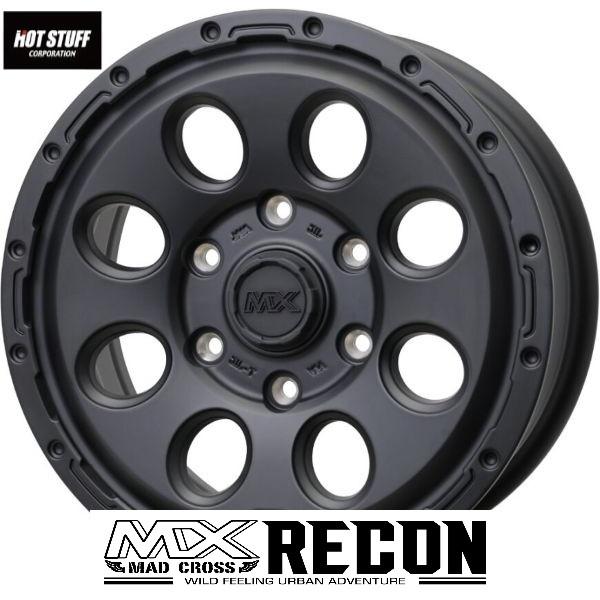ハイエース 新作 ホワイトレター MBK MAD CROSS リーコン 6.5J 16in
