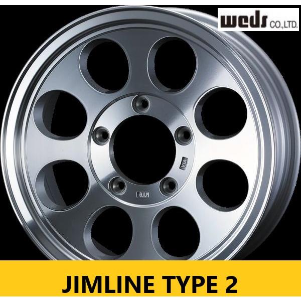 4WD 王道 ポリッシュ WEDS JIMLINE TYPE2 6.5J 16in IS25 PCD150 新品4本 復刻ランドクルーザー 70 GRJ79K 