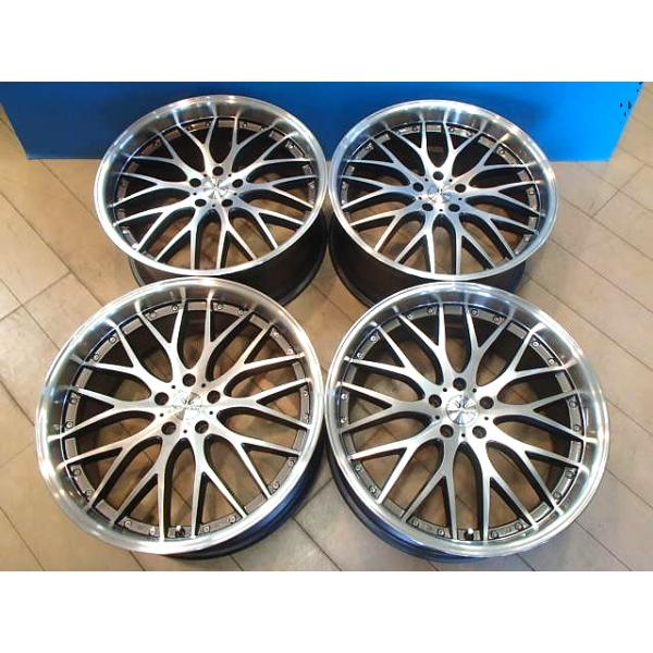 大口径 大迫力 ロクサーニ マルチフォルケッタ 9.0J 21in IS38 PCD114.3 中古4本 20/30 アルファード ヴェルファイア レクサス 2
