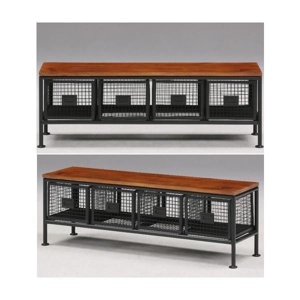 ienowa（イエノワ） スチールチェスト横型4杯引出 SFC アイアン収納