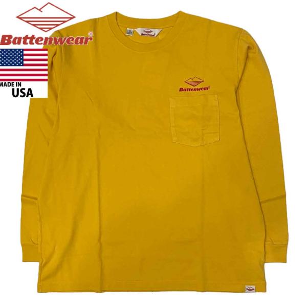 Batten Sportswear Battenwear バテンウェア 長袖 ロゴTシャツ TEAM L