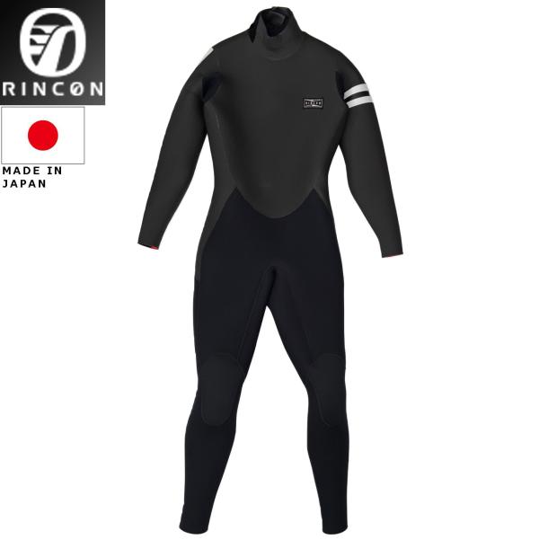RINCON リンコン BZ 冬用ウェットスーツ バックジップ ライン入り 5×3
