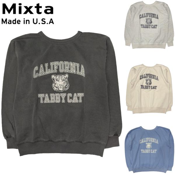 MIXTA（ミクスタ） TABBY CREW NECK SWEAT SET IN スウェット シャツ 