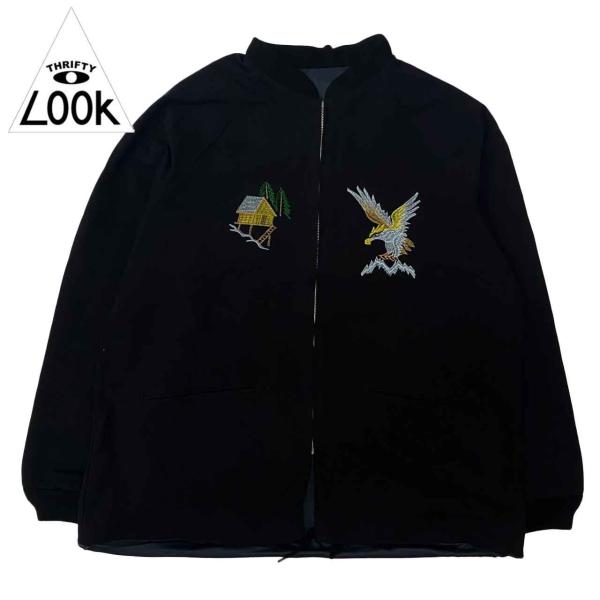 スカジャン THRIFTY LOOK リバーシブル　アラスカ　ALASKA THRIFTY LOOK（スリフティールック） リバーシブル スーベニア