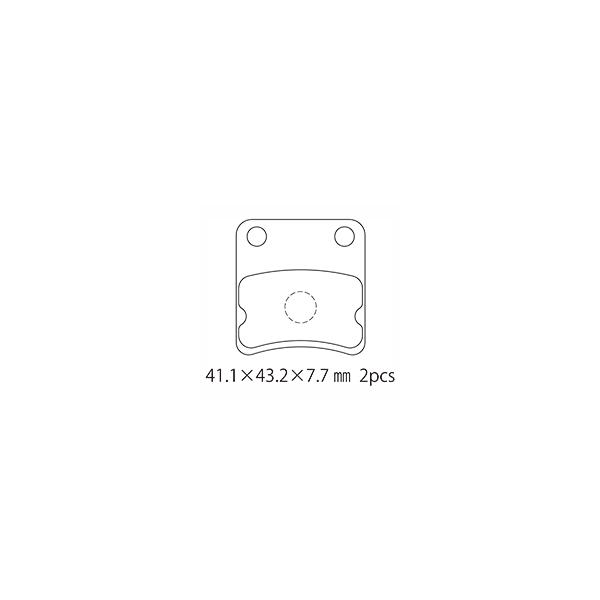 NTB ブレーキパッド A61-002HN 純正品番 45112-GZ0-305
