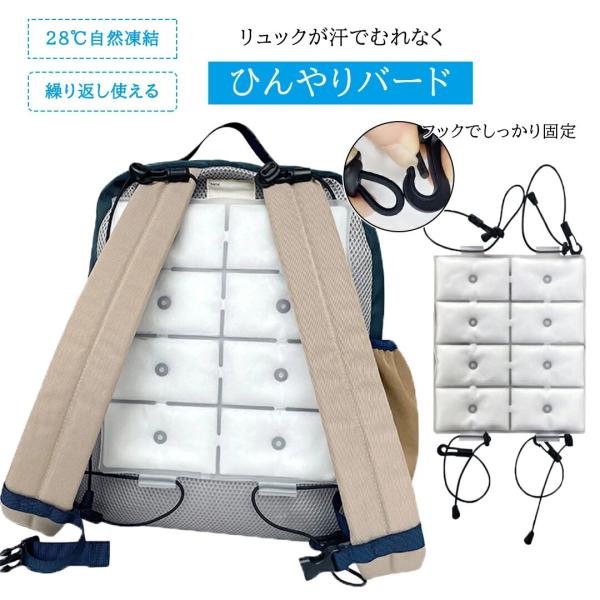 ■商品仕様◎商品特徴：PCMクールリュック、充電一切不要、28℃以下で自然凍結「送料無料」アイスクールマット熱中傷対策グッズ暑さ対策ひんやりマットカート冷感ペット犬猫シート快適座布団自動車◎商品名:背中ひんやりアイスパット◎商品サイズ：25...
