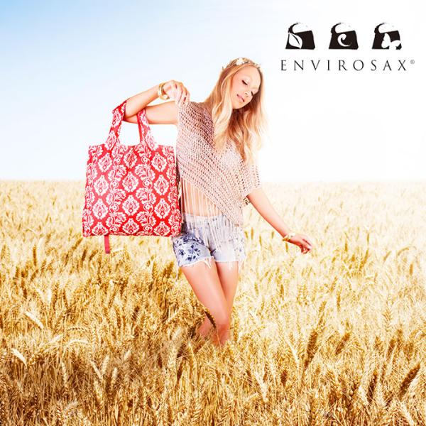 素材：ポリエステル100％<サイズ：約幅50cm×高さ42cm 持ち手立上り 約25cm丸めたサイズ：約幅10cm×高さ5cm重さ：約50gカテゴリー：エコバッグ エンビロサックス ENVIROSAX envirosax レジカゴ 折...