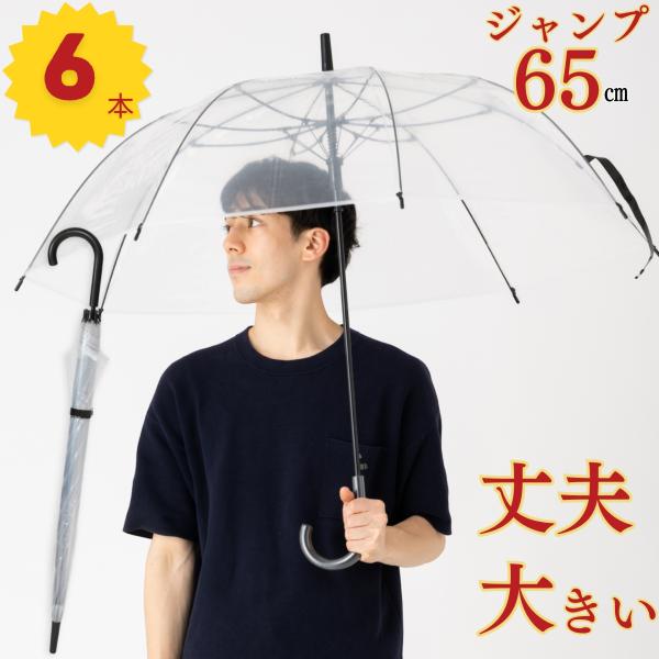 Lieben（リーベン） (6本セット) 傘 ビニール傘 メンズ レディース