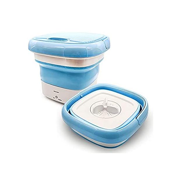 Mini Portable Washing Machine - Small Foldable Bucket Washer for Clothes La好評販売中