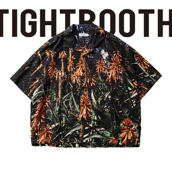 SALE 20% OFF TIGHTBOOTH タイトブース シャツ TBPR TIGHT BOOTH Aloe Aloha Black