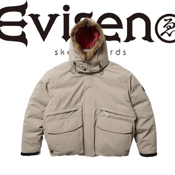 EVISEN SKATEBOARDS（エビセン スケートボード）ダウンジャケット Evisen Skateboards ジャケット エビセン スケートボード 3-WAY N3B