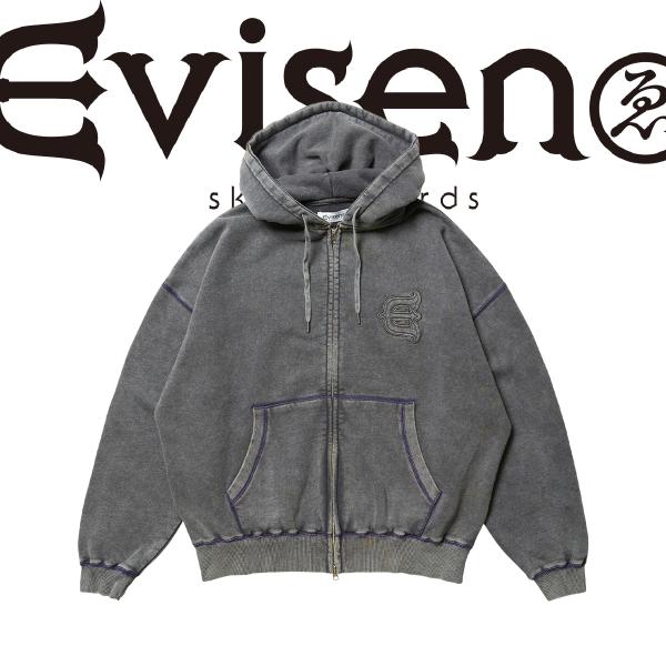 Evisen Skateboards ジップパーカー エビセン スケートボード Logo Zip