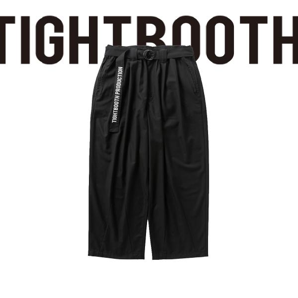 TIGHTBOOTH タイトブース パンツ TBPR TIGHT BOOTH Baggy Slacks Black
