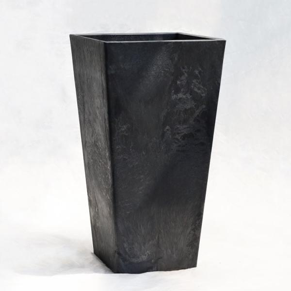 植木鉢 おしゃれ 底面給水型 アートストーン 26cm×H49cm トール