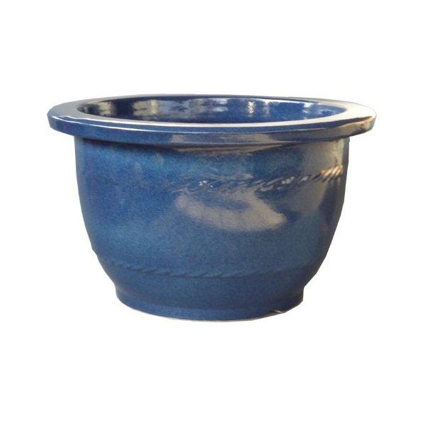 植木鉢　信楽焼　大型　輪型　20号 信楽焼 植木鉢 陶器 昭和の時代作 約50年前の本格的な 生子輪型