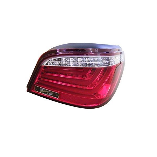 レッド系 BMW5シリーズ E60セダン前期用3DライトバーLEDテールランプ