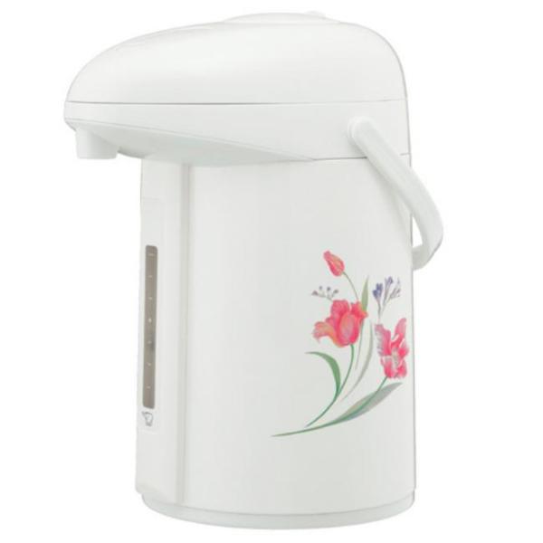 ■まほうびんだから一年中使えて、しかも省エネ！■夏はひんやり、冬はあったかキープ。「一年中使えるガラスマホービン」■軽く押すだけ！「らくらく給湯」■水量が見えるから便利！「みェ〜る」■「傾斜湯もれ防止」■家中どこでも使える「ハンドルつき」■...