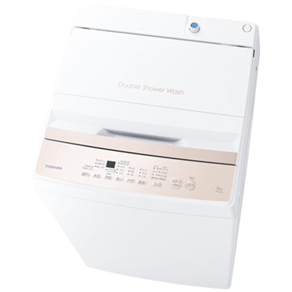 TOSHIBA（東芝） 全自動洗濯機 AW-6GA4-W 洗濯・脱水容量6kg ピュア 