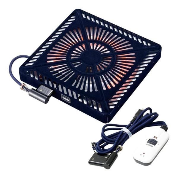 ■石英管ヒーターの特長体の芯までゆっくりと暖かくします。遠赤外線を多く放出し薄明るい赤色の光を発生させます■ヒューズ内蔵の安心設計■U型ヒーターで放射効率アップ■電子コントローラー（位相制御）を採用■ファン付き薄型■本体に温度ヒューズ内蔵、...