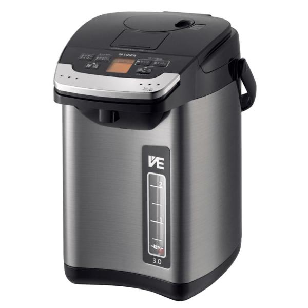 まほうびん保温と多彩な節電メニューで家計にやさしい。■トリプル断熱構造（VEまほうびん構造・真空断熱材・ヒートキープ構造）■時間も電気代もダブルで節約 省エネコース（70・80・90・98）■安全で置き場所も選ばない「蒸気レス」■2湯流（レ...