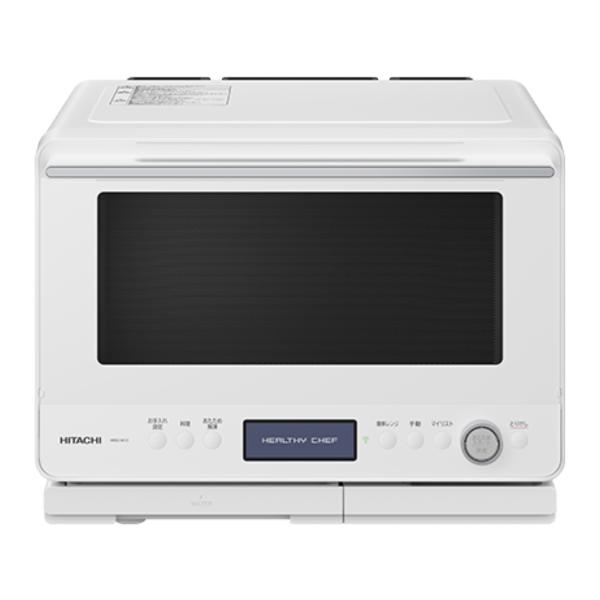 日立 HITACHI 過熱水蒸気オーブンレンジ MRO-W1C-W ワイド＆フラット庫内 ヘルシーシェフ 庫内容量 30L ホワイト
