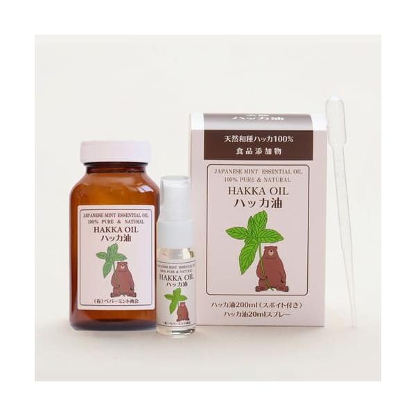 他サイト： 【天然ハッカ油 200mL+20mL スプレーセット】の商品画像