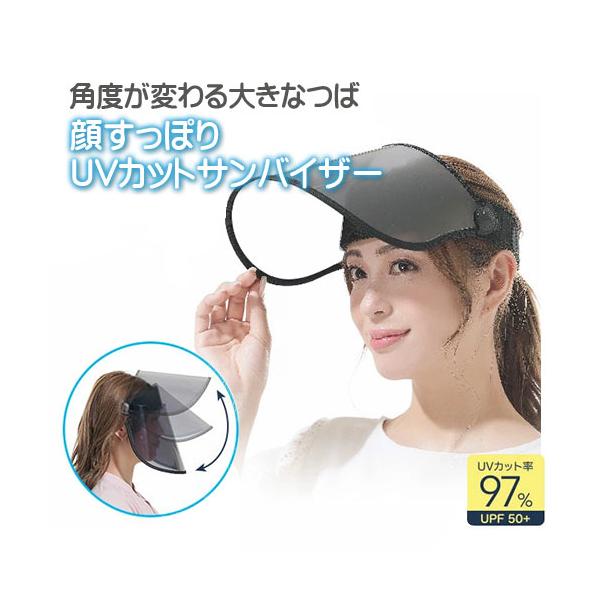 【顔すっぽり UVカットサンバイザー】