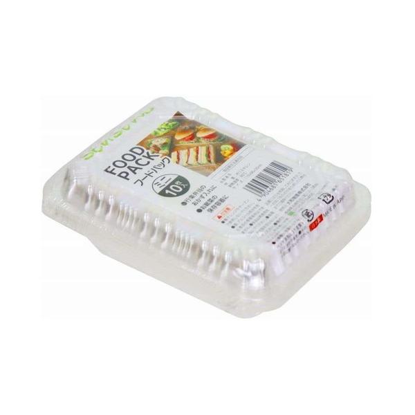 商品名 大和物産 シーズンズ フードパック ミニ 10枚入 内容量 10枚 商品説明 ●行楽などのお弁当に最適な使い捨て容器です。 ●お惣菜の保存容器としても使用可能です。 ●食材が見えるフタと本体一体型です。 ●ご家庭での普段使いはもちろ...