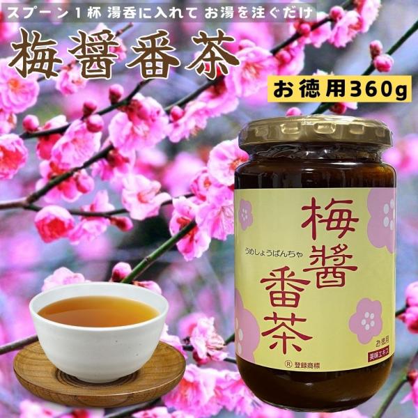 他サイト： 梅醤番茶 生姜 番茶 醤油 お茶 南高梅 紀州梅 梅 エキス アイリス 360g 賞味期限2026/04の商品画像