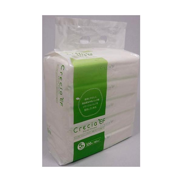 ホワイト/320枚 (x 5)/-・パッケージ個数:1・商品サイズ (幅×奥行×高さ) :200mm×115mm×220mm・原産国:日本・内容量:320枚(160組)・ブラント名: 日本製紙クレシア(NIPPON PAPER CRECIA...