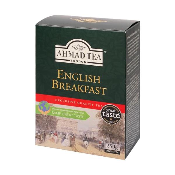 他サイト： アーマッドティー イングリッシュブレックファスト 茶葉 250g 紙箱 紅茶 リーフ イギリス 大容量 業務量 カフェ AHMAD TEAの商品画像