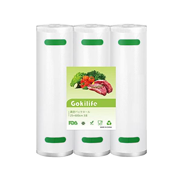 透明/25*600cm*3本/-・Size:25*600cm*3本・??鮮度長持ち 密封性に優れていて、空気の侵入を的に防ぎます。湿気防止に、匂い移り防止、カビ防止に最適。食物や素材の新鮮さと栄養を高く保ち、長期間にわたって保管できます。ご...