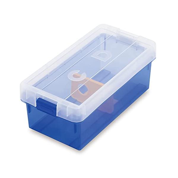 CDケースブルー/W186×D370×H140mm/I-306・パッケージ個数:1・サイズ:約18.6×37×14.0cm・本体重量:約661g・材質:フタ・本体 ポリプロピレン 仕切板 ハイインパクトスチロール・原産国:日本