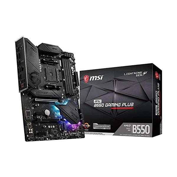 他サイト： MSI マザーボード MPG B550 GAMING PLUS/A ATX AMD B550 チップセット搭載 Ryzen 5000 シリーズプの商品画像