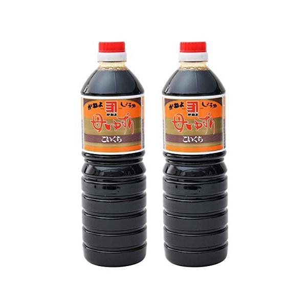 カネヨ 横山醸造  池川木材 母ゆずり 濃口 醤油 1000ml ×2本