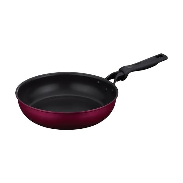 サーモス デュラブルシリーズ フライパン 26cm レッド ガス火・IH対応 焦げつきにくい 耐久性コーティング PFOA PFOS不使用 握り