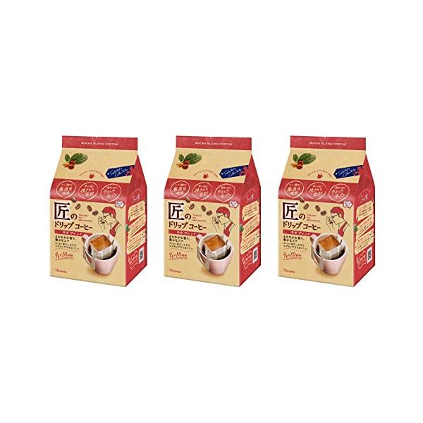 他サイト： 片岡物産 匠のドリップコーヒー モカブレンド 10袋 ×3袋 レギュラー(ドリップ)の商品画像