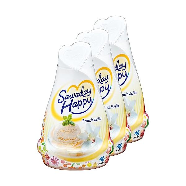 フレンチバニライエロー/x 3/159781・PatternName:3個Style:フレンチバニラ・パッケージ個数:1・かわいいデザインのお部屋用芳香剤。