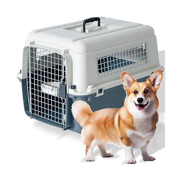 他サイト： プチリュバン  IATA 基準クリアデラックス キャリーバッグ70 LL 外寸：幅51×高47×奥行67.5cm 中型犬用の商品画像