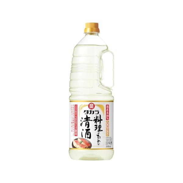 他サイト： 宝酒造 タカラ 料理のための清酒 取手付 ペット 料理をおいしく 食塩ゼロ 国産米100%  日本酒 1800mlの商品画像